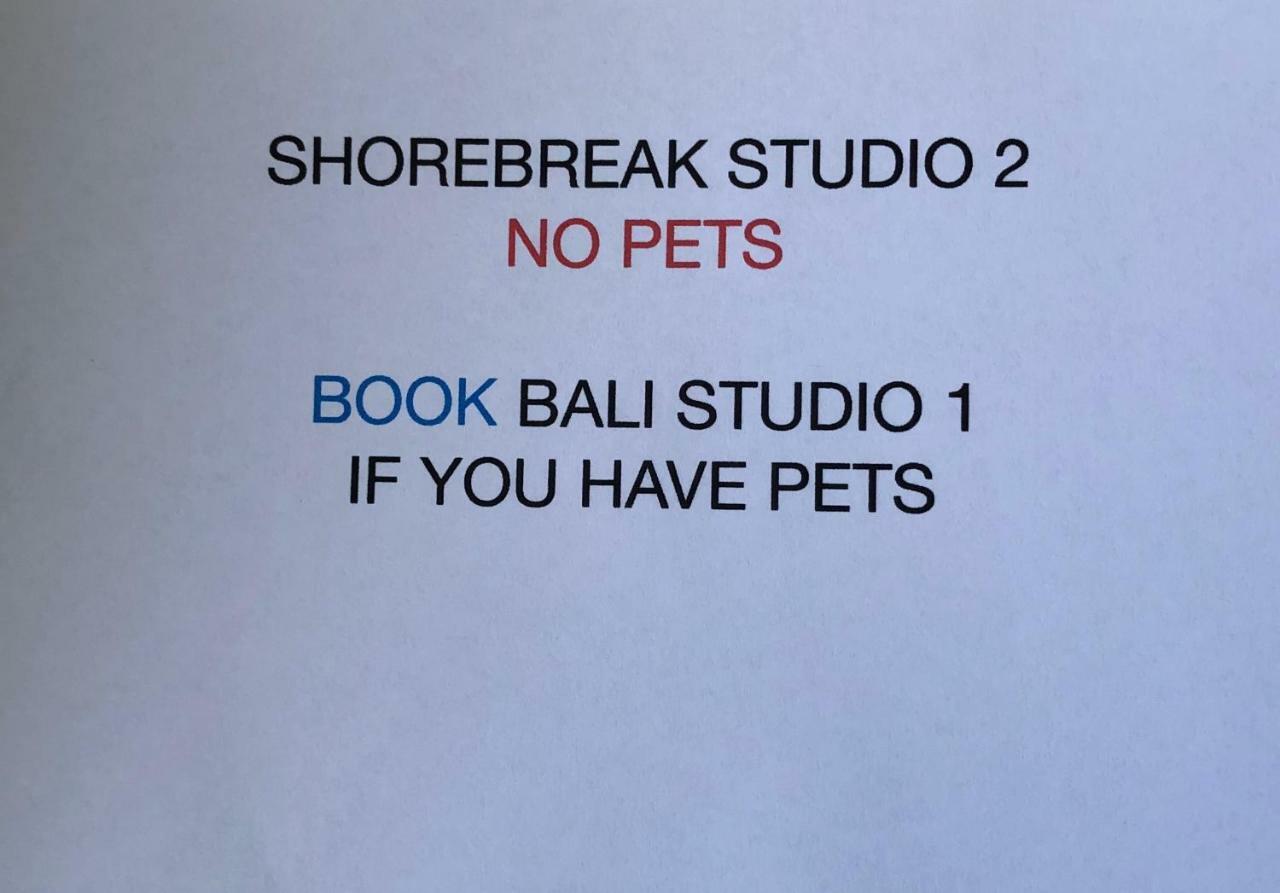 Shorebreak Studio Apartments Sapphire Beach Luaran gambar